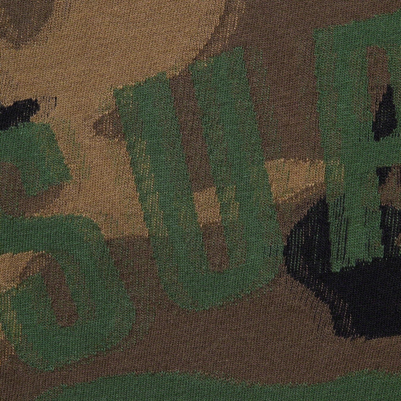 Intarsia Camo S/S Top view 6